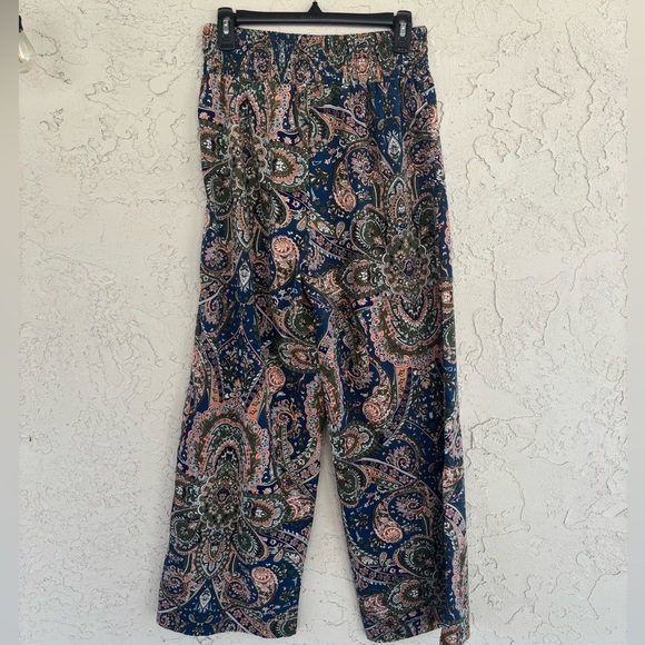 SHEIN Multicolor Paisley Wide Leg Pants - Picture 3 of 7